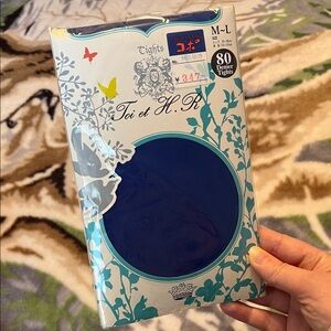 *NEW JAPAN IMPORT* Kawaii Lolita Toi et H.R. Blue Tights
